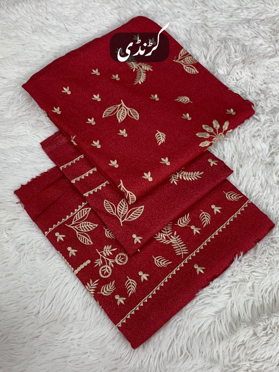 Orient karandi 2pcs Embroidered Shirt And Trouser 001987