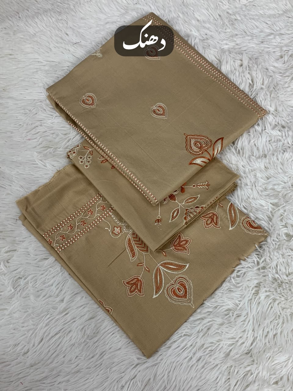 Orient Dhanak 2pcs Embroidered Shirt And Trouser 001989