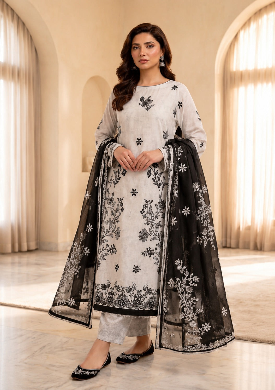 Sana Safina Premium Viscose Lelan 3 Pcs 001705