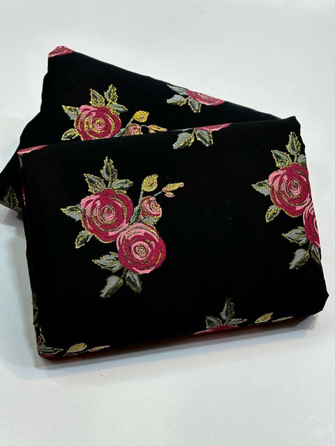 Imported Hand Paint Work All-over 2Pc Lawn Block Printed