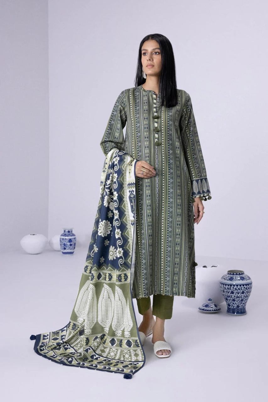 Saphire Printed Lawn 3Pcs Unstitched Suits 0001265