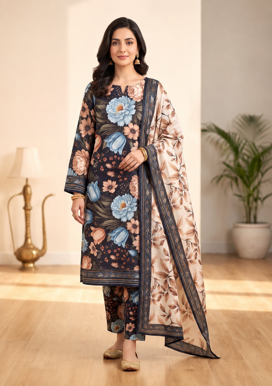 Sana Safina Premium Viscose Lelan 3 Pcs 001702