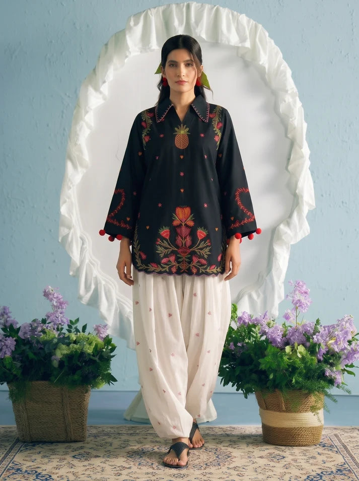 Zartaj by Elbellara Fully Embroidered Khaddar 2-Piece Suit